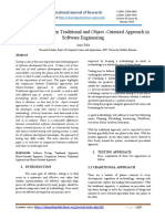 Comparison Between Traditional and Object - Oriented Approach in Software Engineering