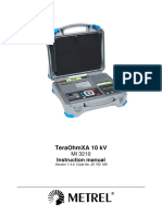 Teraohmxa 10 KV: Instruction Manual