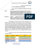 Oficio de Convocatoria Reunión Virtual para Socialización Directiva #008-2021