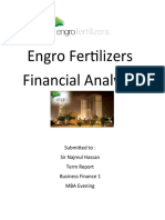 Engro Fertilizer - Financial Analysis