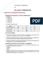 2.b Ejercicios y Problemas Propuestos Calor y Temperatura