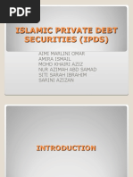 Islamic Private Debt Securities (Ipds)