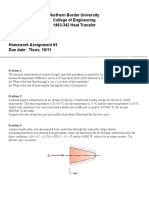 Northern Border University College of Engineering 1403-342 Heat Transfer