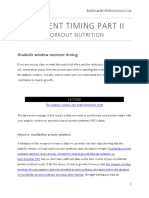 Nutrient Timing 2 Workout Nutrition and The Anabolic Window PTC8