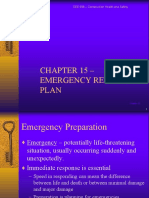 Chapter 15 - Emergency Response Plan: CEE 698 - Construction Health and Safety