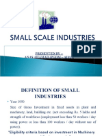 Small Scale Industries by Anas Ahamad