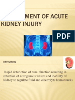 Management of Acute Kidney Injury