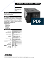 Technical Specifications SB1000z: Features