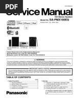 SA-PMX100EG: CD Stereo System