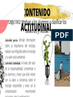 CONTENIDO ACTITUDINAL Reciclaje