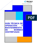 Guía Técnica de Operacióny Mantenimiento Debombas Centrífugas