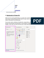 Bookmarks in Power BI