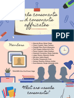 Nasals Consonants and Consonants Affricates - Tarea UNSA Educacion Idiomas