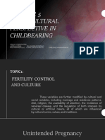 Transcultural Perspective in Childbearing