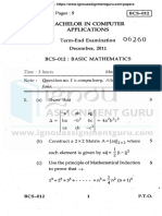 BCS 012 Previous Year Question Papers by Ignouassignmentguru