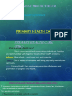 Primary Health Care (PHC)