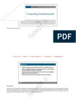 SEC201.1 Computing Fundamentals 