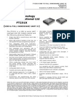 Future Technology Devices International LTD FT231X: Usb To Full Handshake Uart Ic