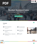 Resident Sentiment Index: Are Copenhagen Residents Tourism-Supportive? 2018