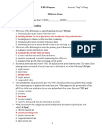 Midterm Exam: B. Deciding Whether or Not To Purchase A New Machine For The Production Line