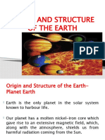 Origin and Structure of The Earth