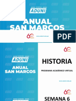 Anual San Marcos - Historia Semana 06