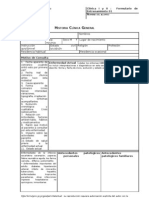 Formulario Historia Clínica General