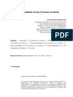 Responsabilidade Civil Dos Provedores de Internet: Luiz Fernando Kazmierczak