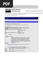 Error Executing Database Query.: Error Occurred While Processing Request