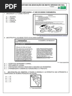 LÍNGUA PORTUGUESA.3° Ano - Avaliação Diagnóstica