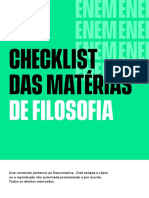 Checklist Filosofia