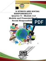 Business Ethics and Social Responsibility Quarter 4 - Module 3.2 Models and Frameworks of Social Responsibility