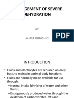 Management of Severe Dehydration