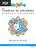 COL0027 Mandalas de Unicornio Edufichas