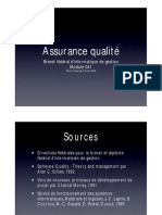 Assurance Qualité