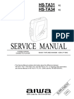 Service Manual: HS-TA31 HS-TA34