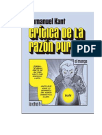 Kant Immanuel - Critica de La Razon Pura - El Manga