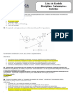 Lista de Exercício - Automação