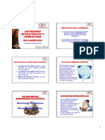 Decisiones Estratégicas de Logistica