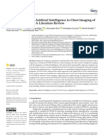 The Applications of Artificial Intelligence in Chest Imaging of COVID-19 Patients - A Literature Review