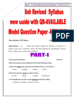 Kalvikavi - 2-ENGLISH REVISED SYLLABUS MODEL QUESTIONS PAPER-1