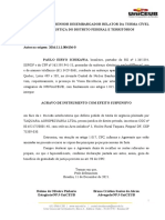 Agravo de Instrumento Com Efeito Suspensivo - PAULO