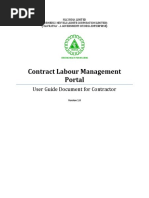 Contract Labour Management System - Contractor's Manual