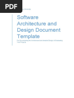 Software Architecture and Design For Patient