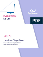 6.1 Evolución de CSS Hasta CSS3