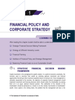 Financial Policy and Corporate Strategy