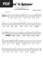 Goin' To Germany: Key of G - Open G Tuning