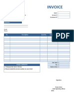 Invoice Sample