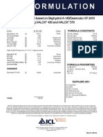 2K Water Based PUR Based On Bayhydrol A-145/Desmodur XP 2410 Using HALOX 430 and HALOX 570