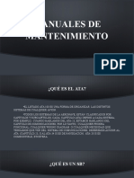 Manuales Mantenimiento